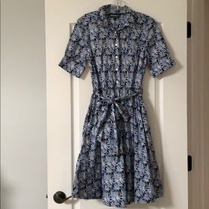 Brooks Brothers Bamboo Cotton Sateen Shirt Dress 4